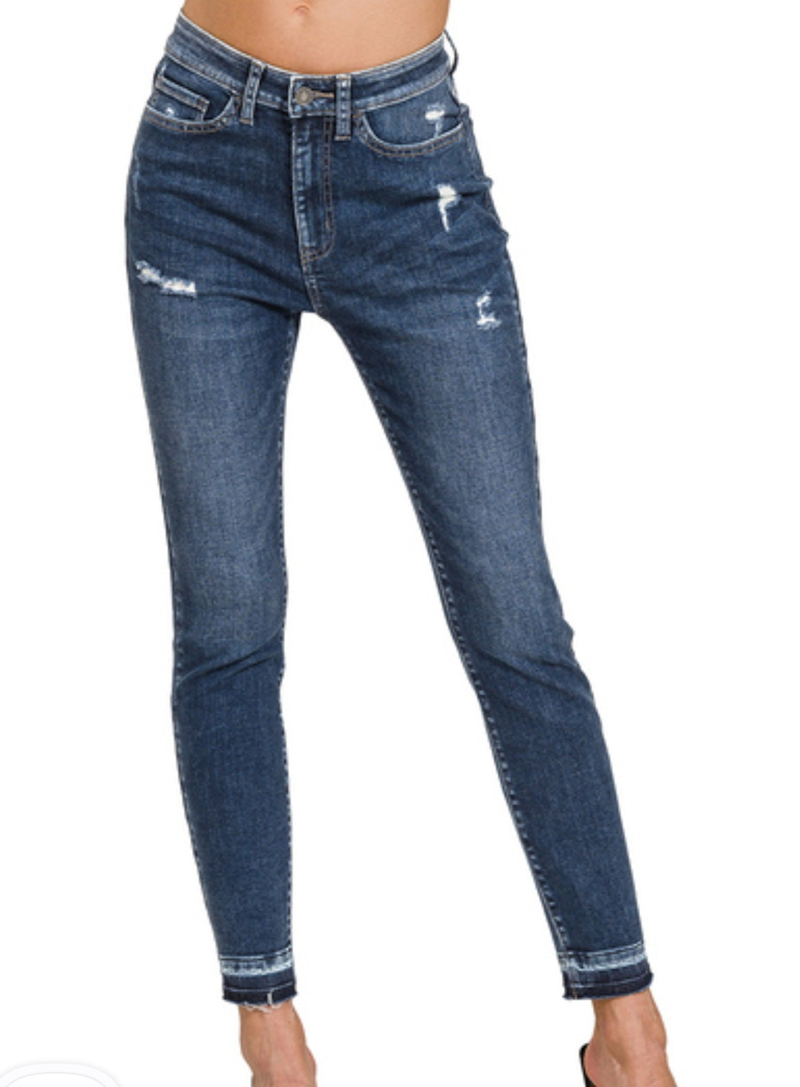 Jeans - High Rise Skinny Cropped Denim jeans  - Sizes 24-31