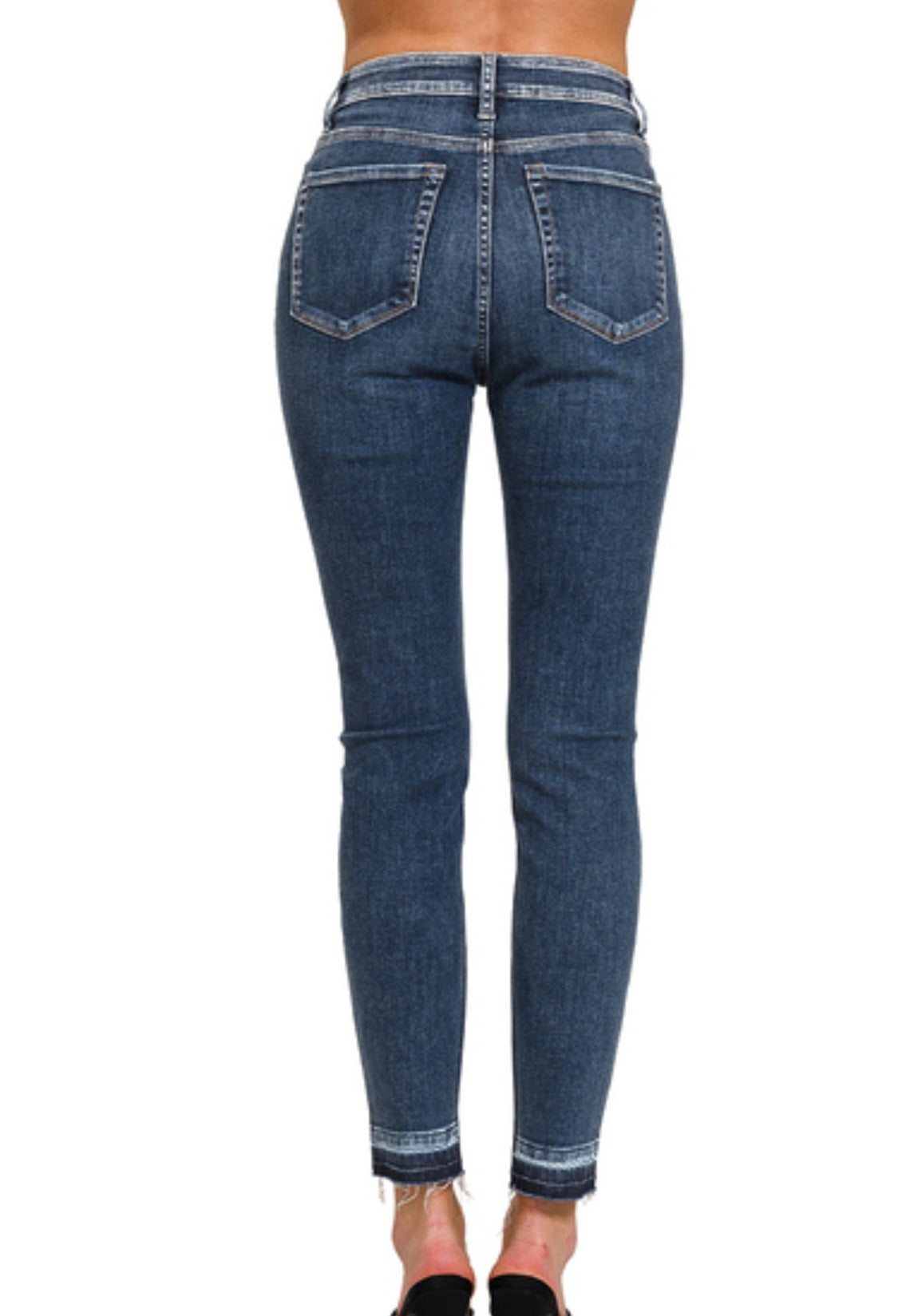 Jeans - High Rise Skinny Cropped Denim jeans  - Sizes 24-31