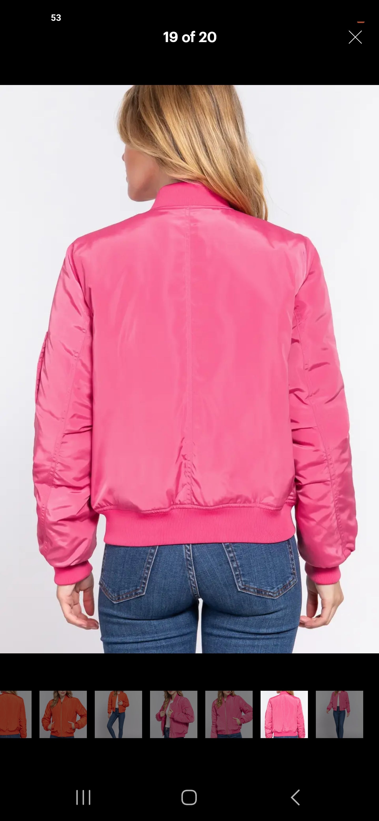 Jacket NEW ARRIVAL - Hot Pink Bomber Jacket