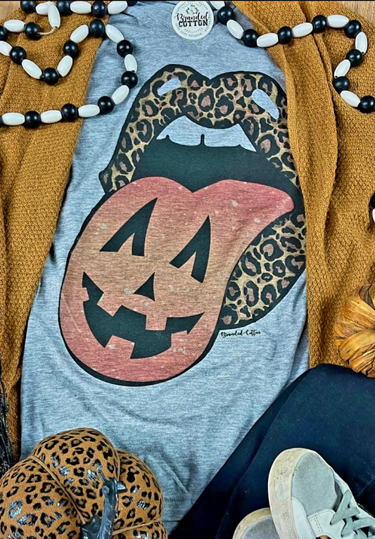 Branded Cotton - Pumpkin Lips Tee